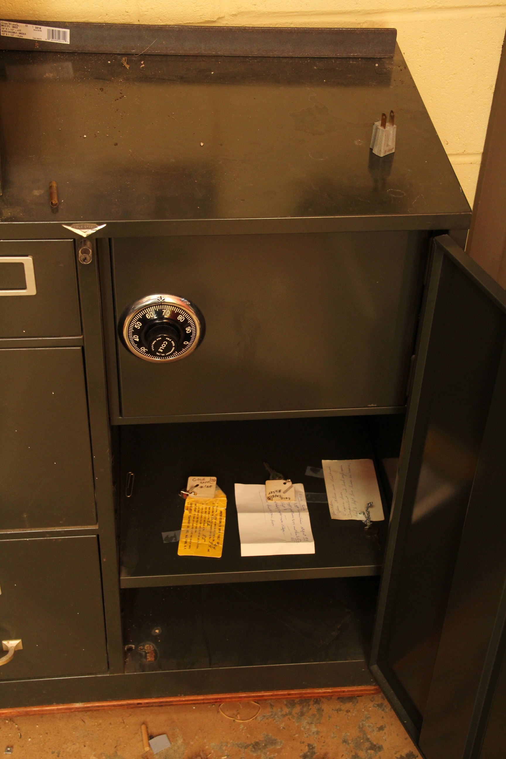 Cole Steel Metal Lock Cabinet and Safe