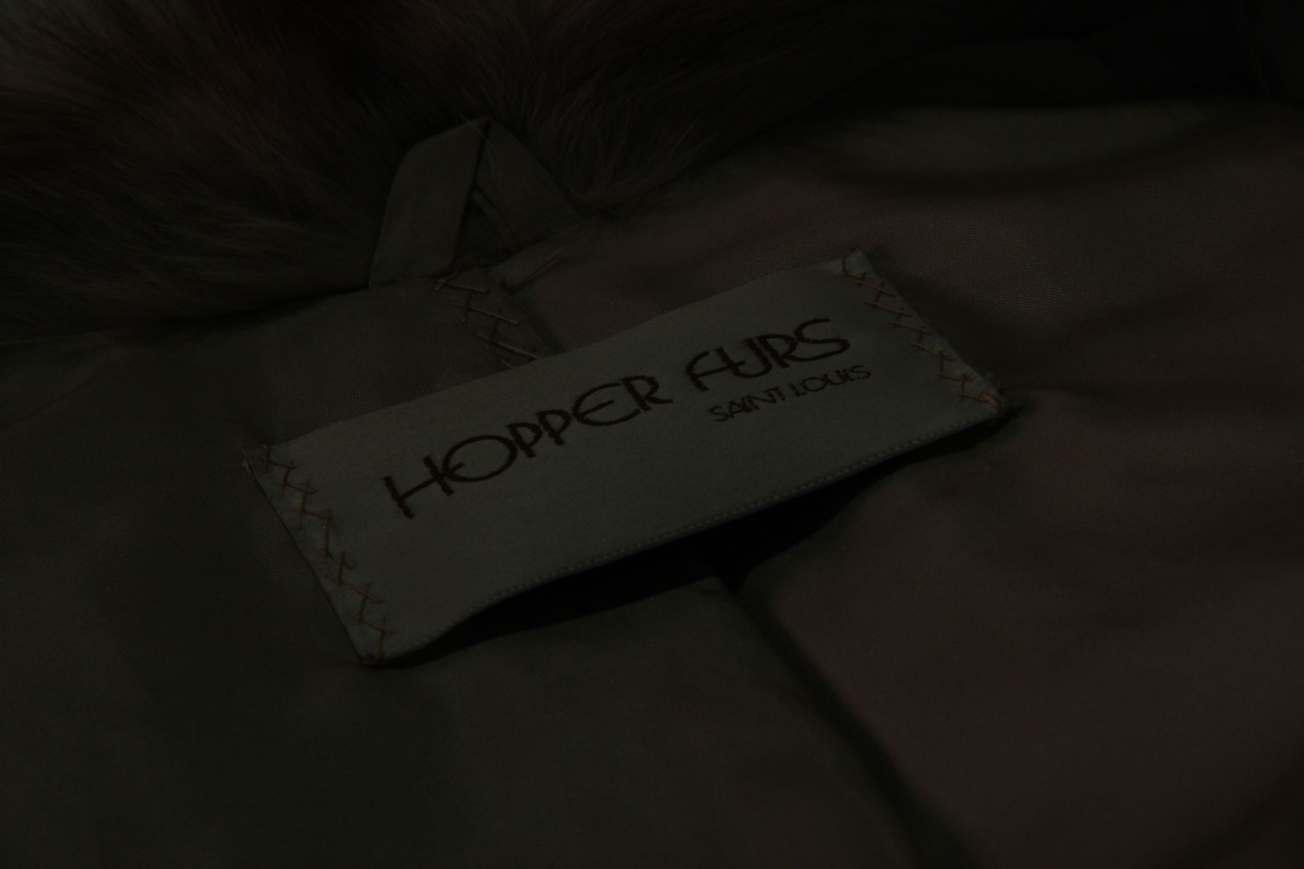 Women's Mink Coat with Fox Fur Collar