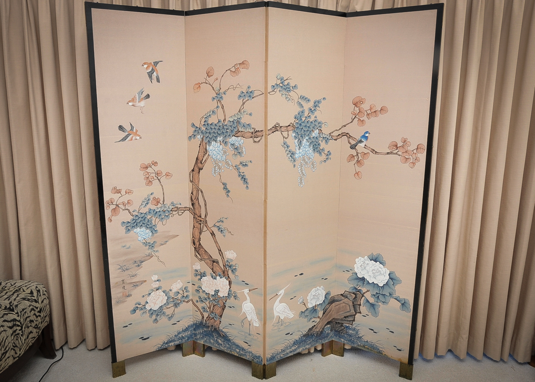 Vintage Japanese Room Divider EBTH