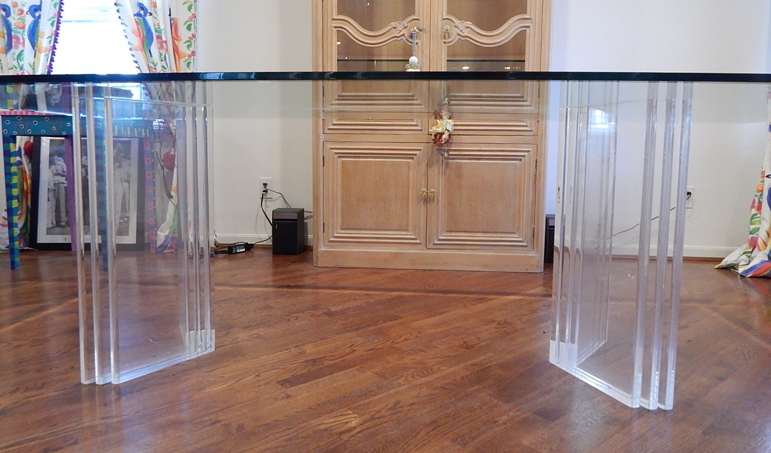 Contemporary Glass Dining Table