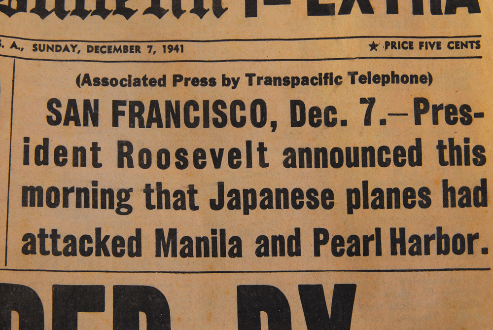 Historic "Honolulu Star-Bulletin" Newspaper: Pearl Harbor Attack