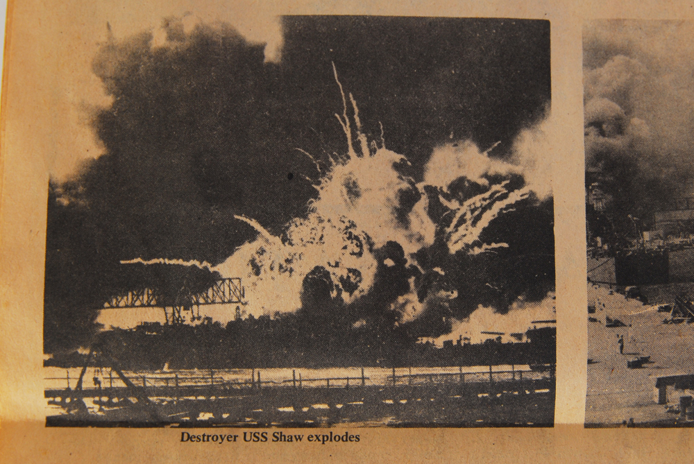 Historic "Honolulu Star-Bulletin" Newspaper: Pearl Harbor Attack