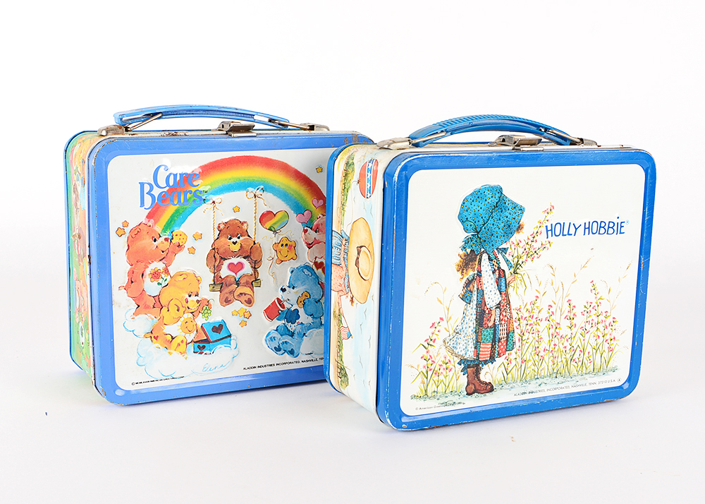 Care Bears and Holly Hobbie Metal Lunch Boxes