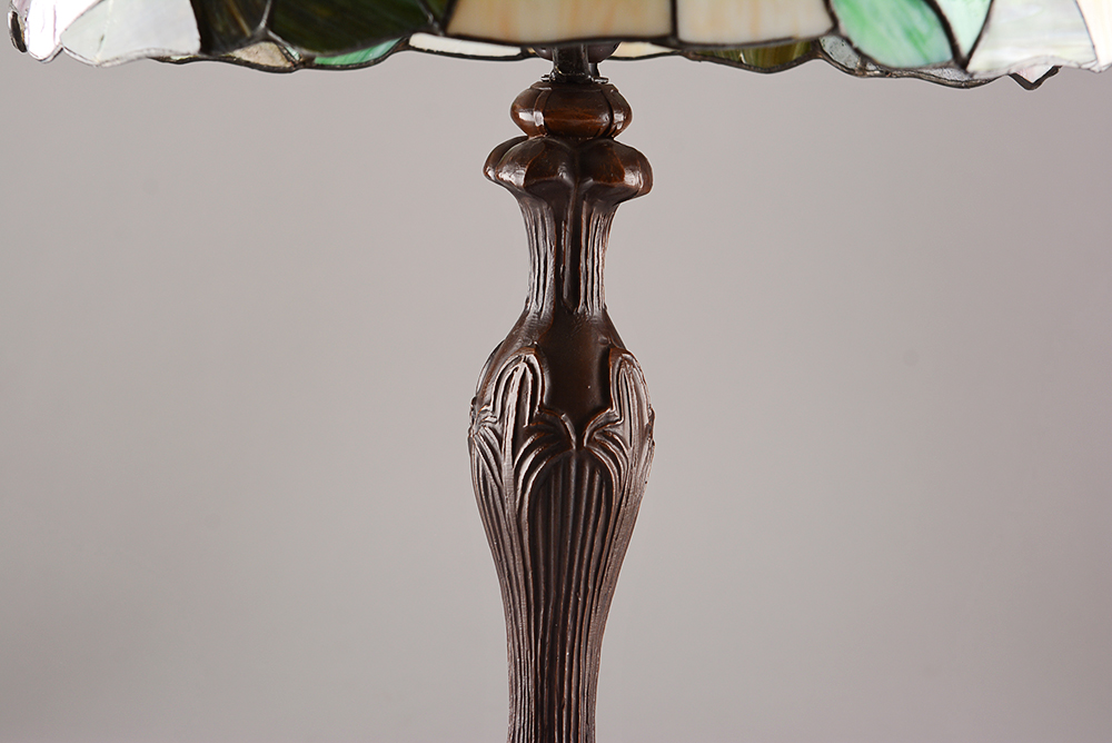 Floral Stained Glass Lamp