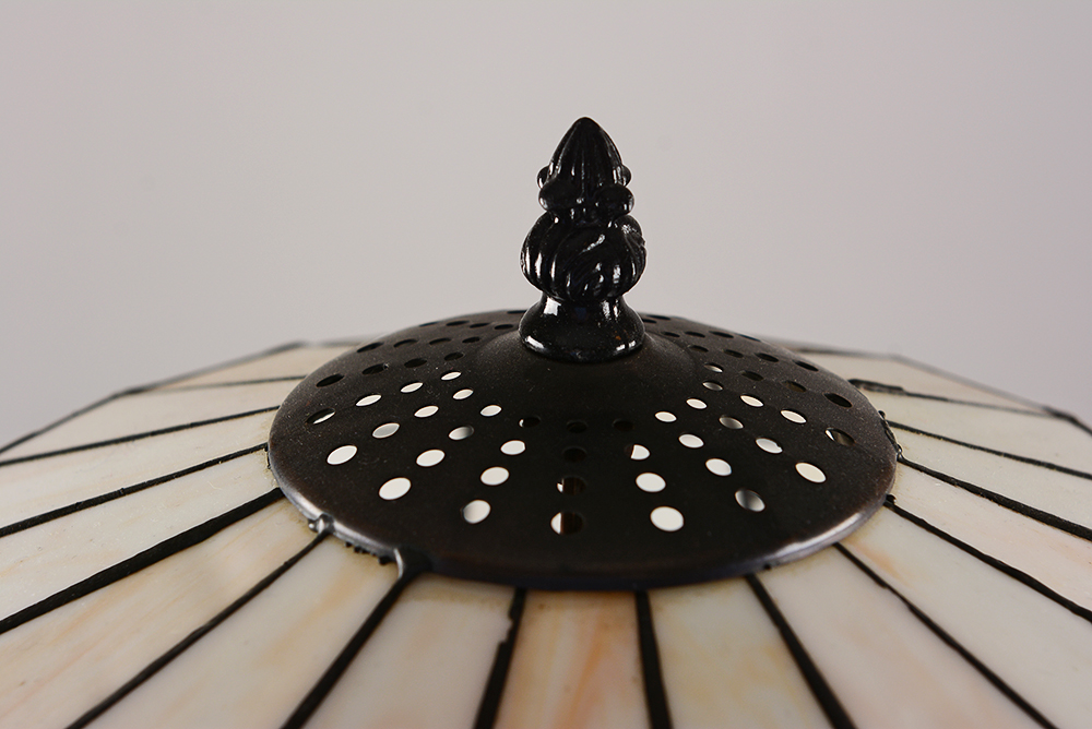 Floral Stained Glass Lamp