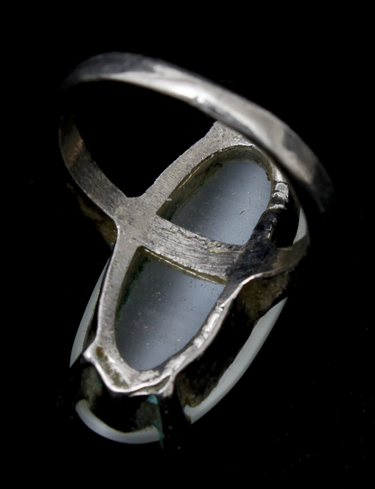 Pair of Silver-Toned Jewelry Pieces