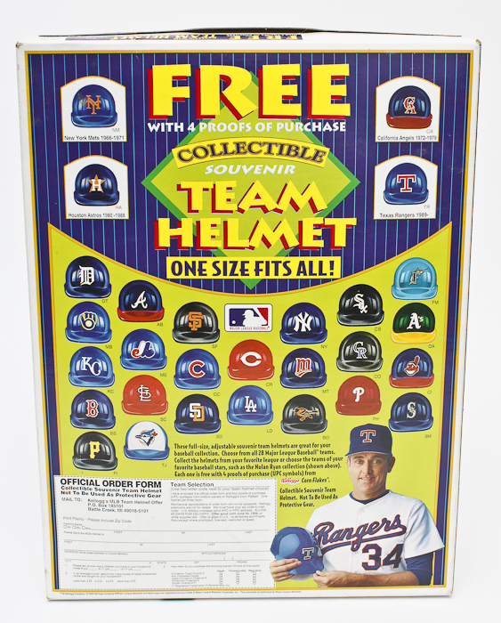Commemorative Baseball Cereal Boxes