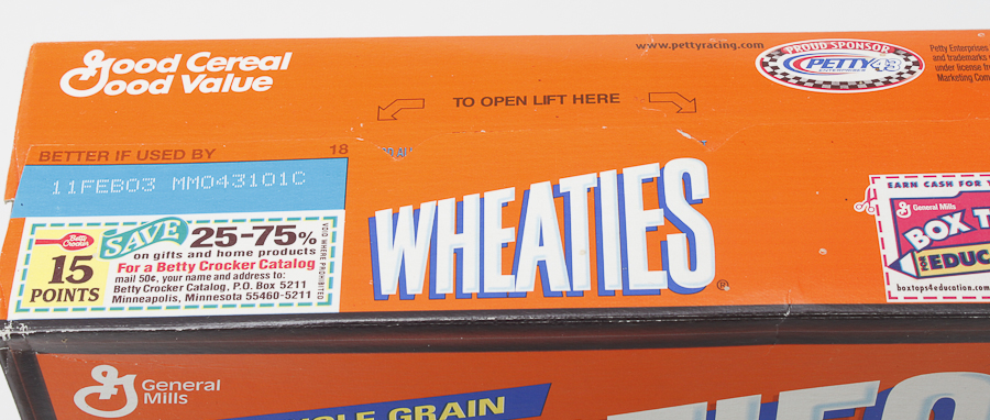 Commemorative Baseball Cereal Boxes