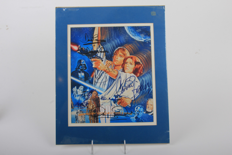 Original Star Wars Signed Cast Photo