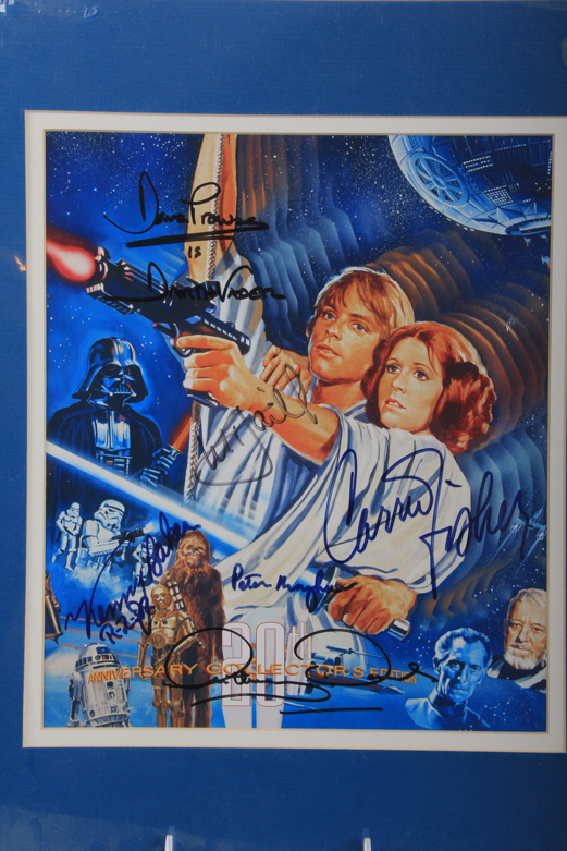 Original Star Wars Signed Cast Photo