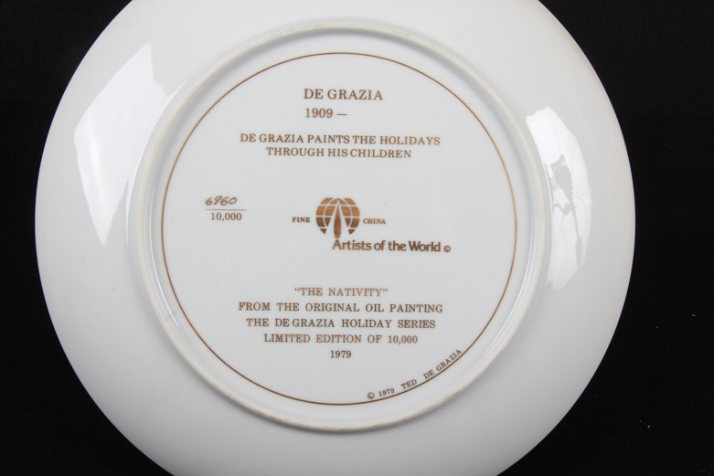 "The Nativity" Ted DeGrazia Limited Edition China Plate