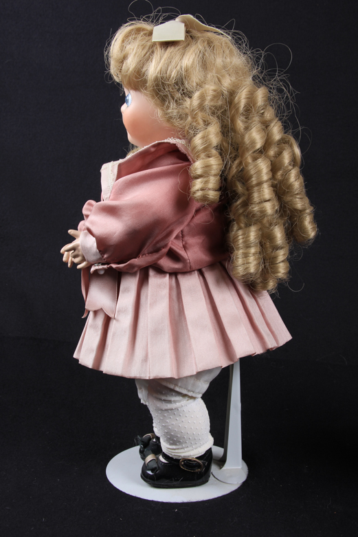 Pair of Porcelain Antique Reproduction Dolls