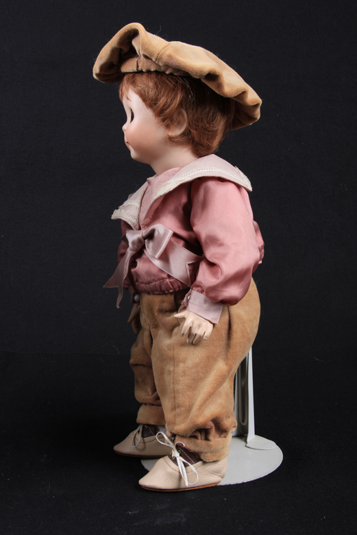 Pair of Porcelain Antique Reproduction Dolls