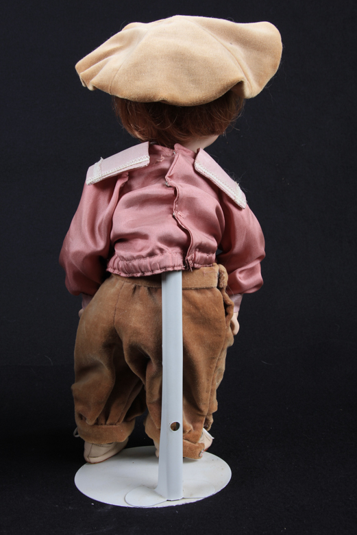 Pair of Porcelain Antique Reproduction Dolls