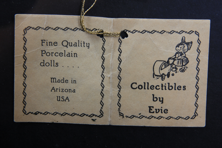 Pair of Porcelain Antique Reproduction Dolls