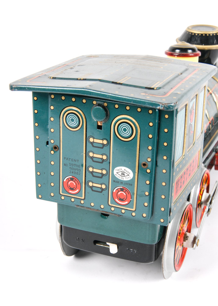 Trio of Vintage Tin Trains