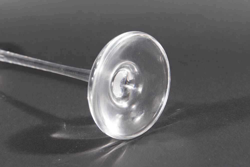 Art Glass Heron Sculpture