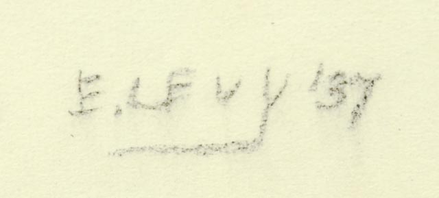 Evelyn Levy Shaw Original Charcoal Drawing "Carl"