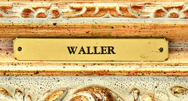 Hans Waller Vintage Oil on Canvas Landscape Painting