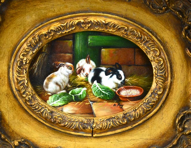 G. Roy Original Oil on Board Painting