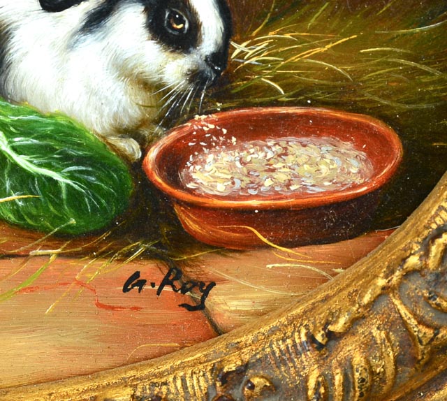 G. Roy Original Oil on Board Painting