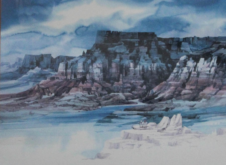 Michael Atkinson Photo Offset Lithograph "Emerald Mesa"