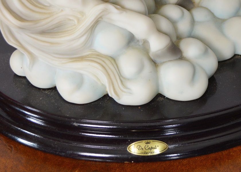 De Capoli Collection Ceramic Unicorn Table Lamp