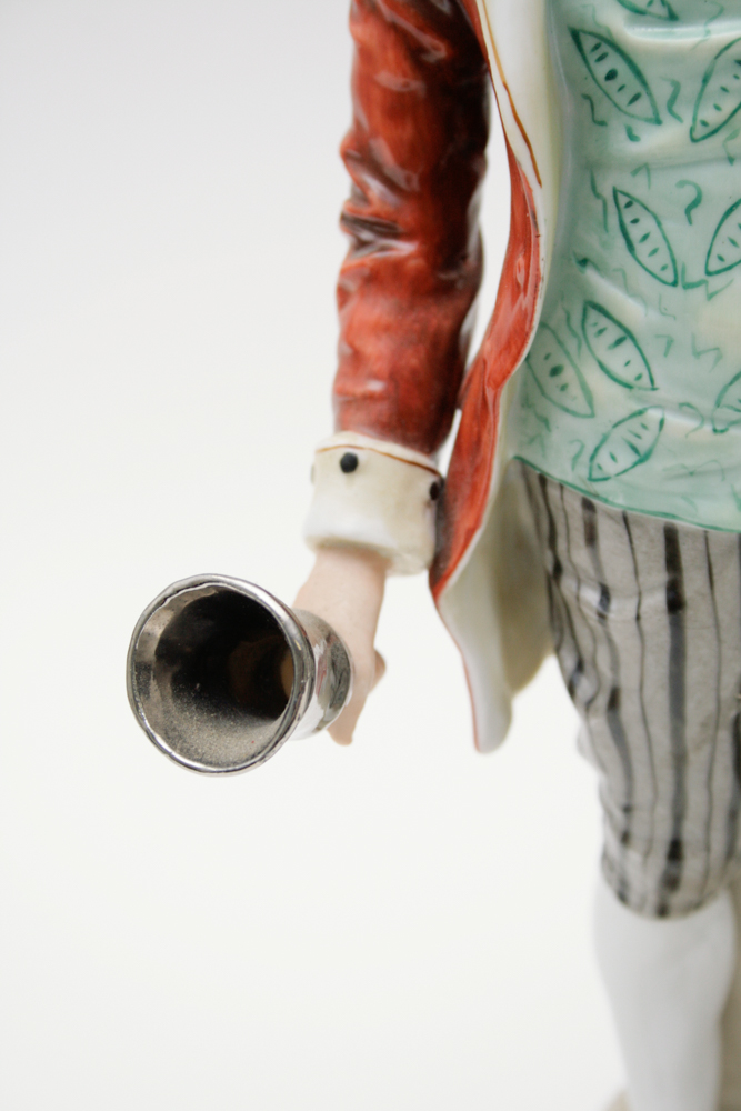 Andrea "Town Crier" Hand Painted Figurine