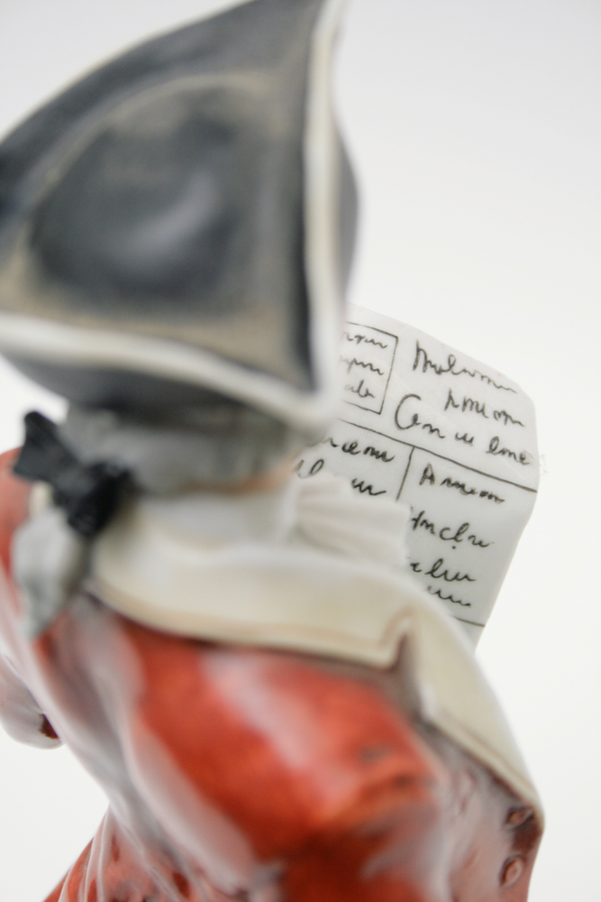 Andrea "Town Crier" Hand Painted Figurine