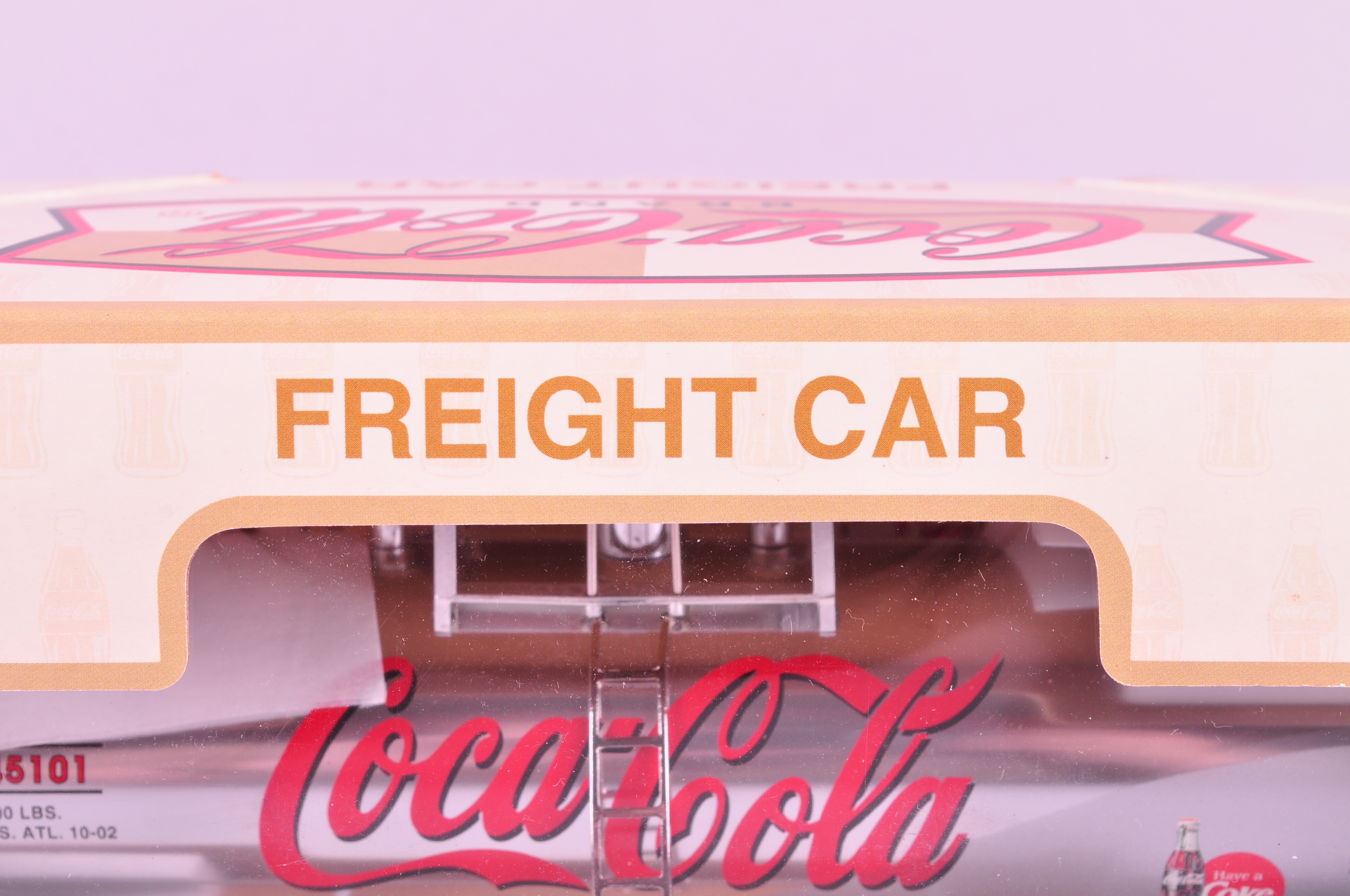 Coca-Cola Freight Car with Trio of Train Accessories