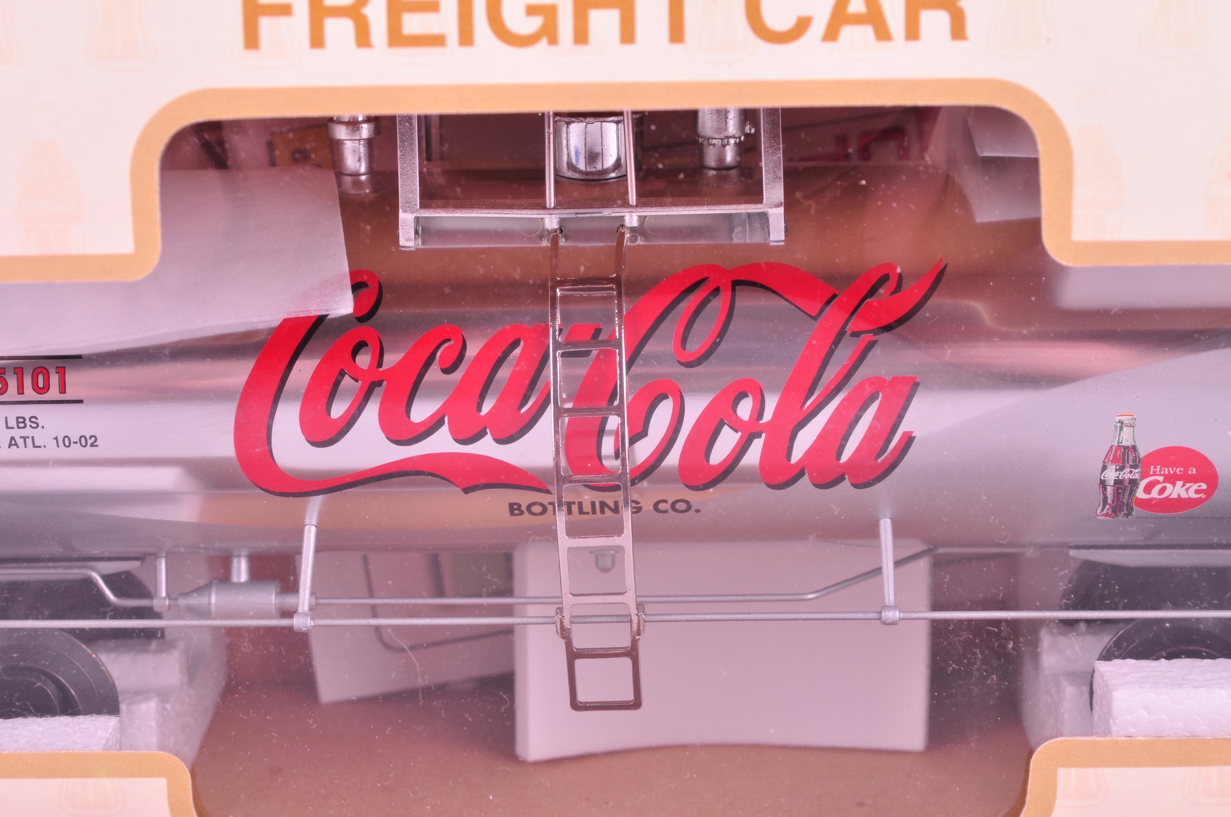 Coca-Cola Freight Car with Trio of Train Accessories