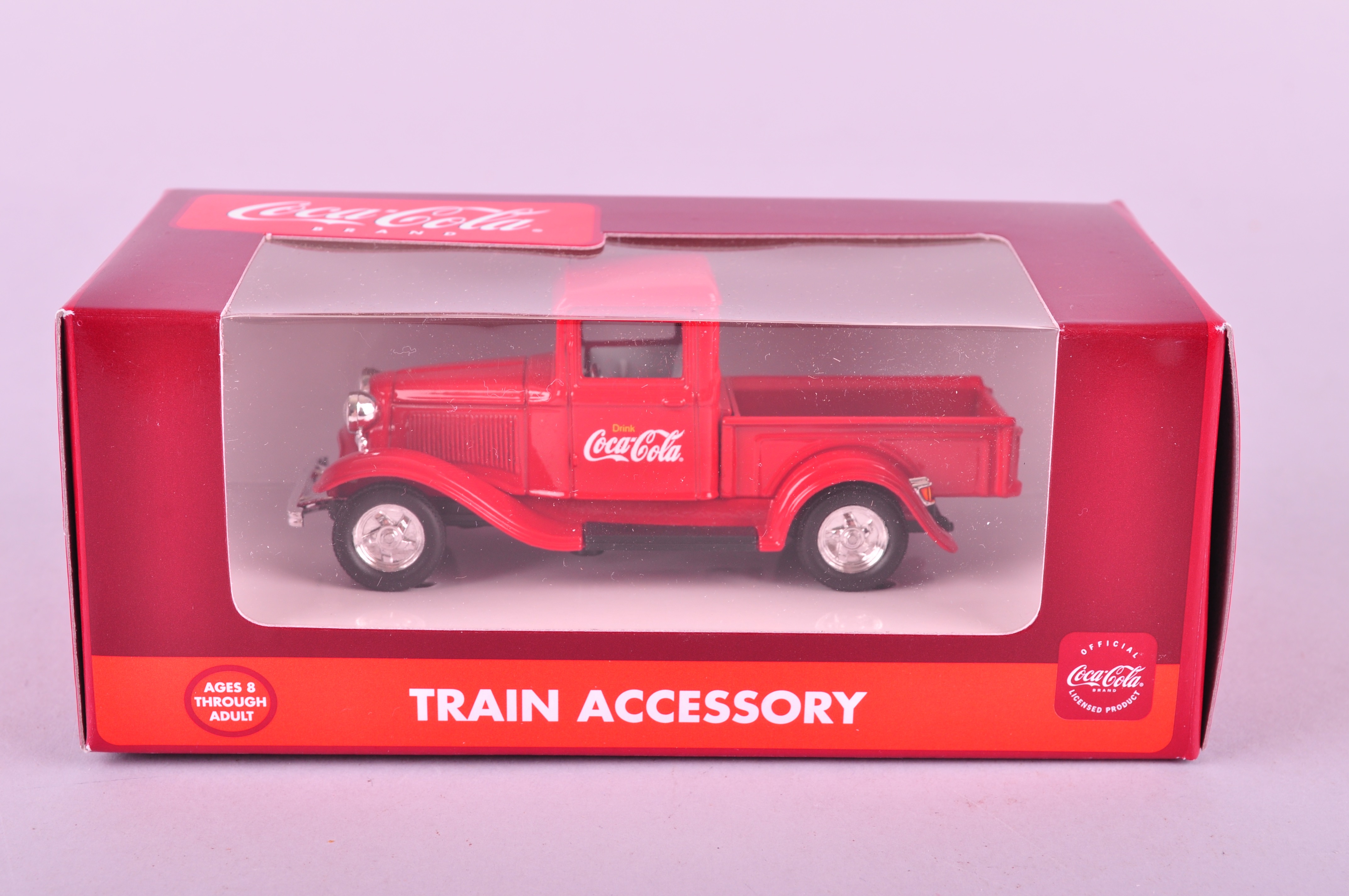 Coca-Cola Freight Car with Trio of Train Accessories