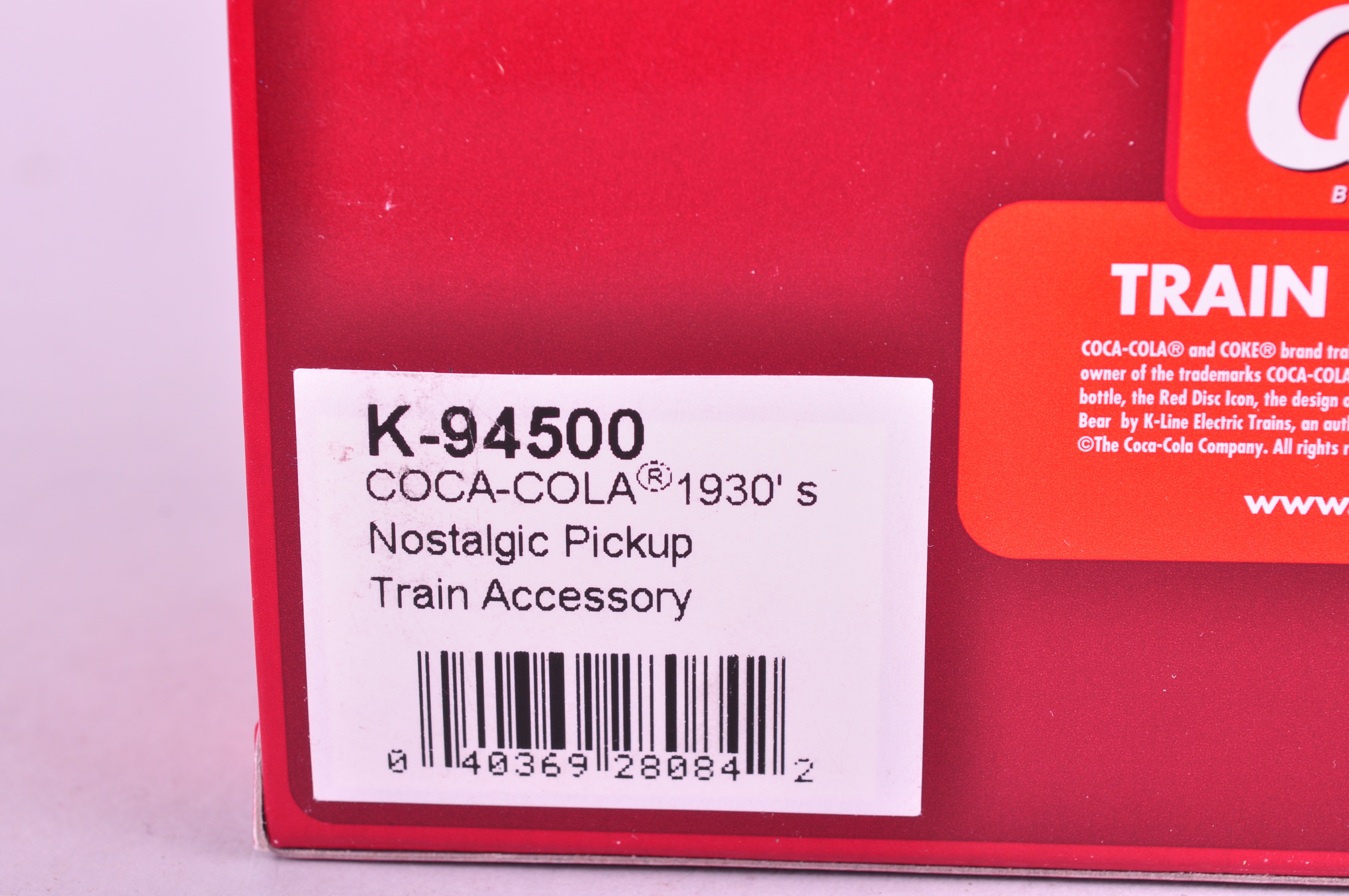 Coca-Cola Freight Car with Trio of Train Accessories