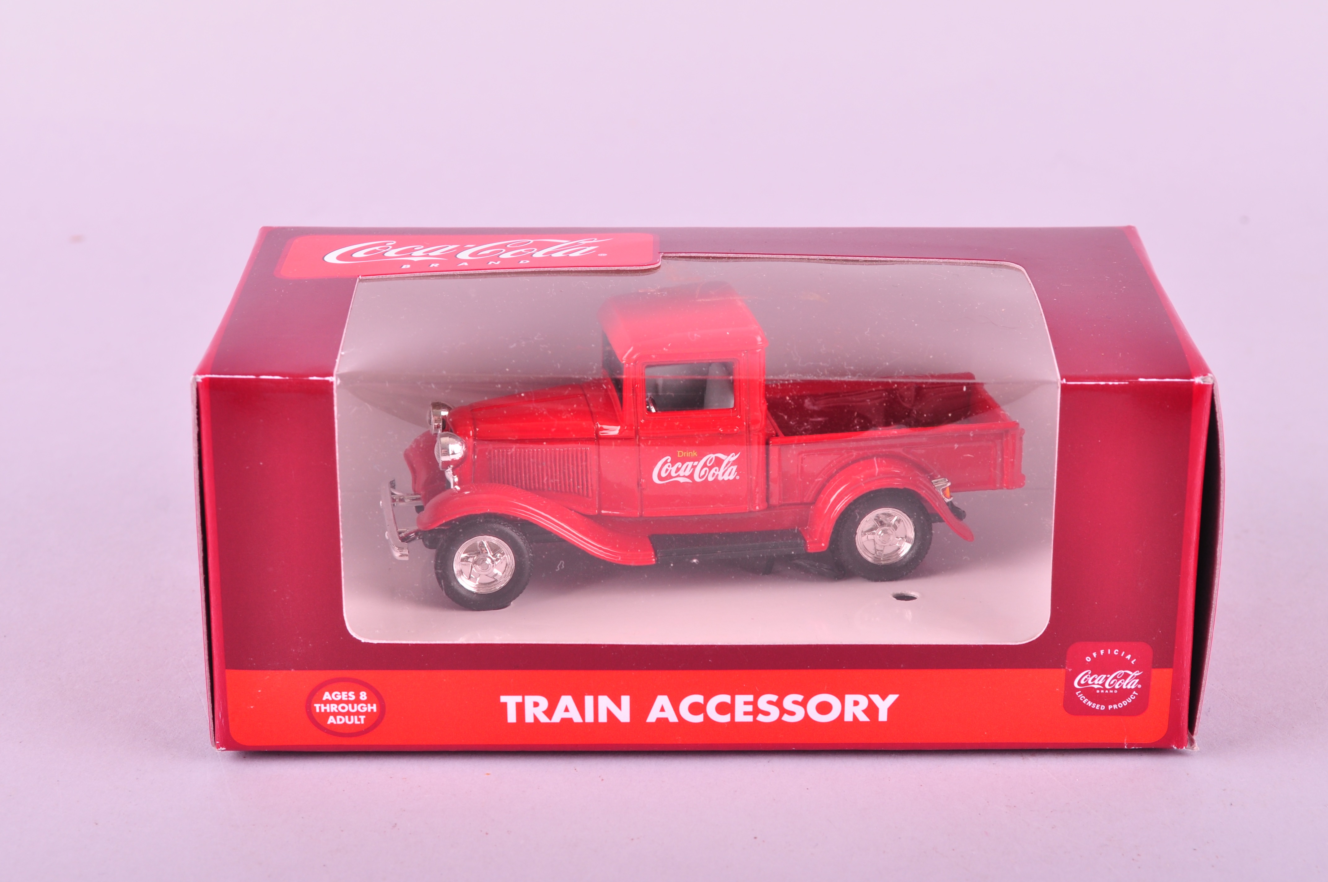 Coca-Cola Freight Car with Trio of Train Accessories