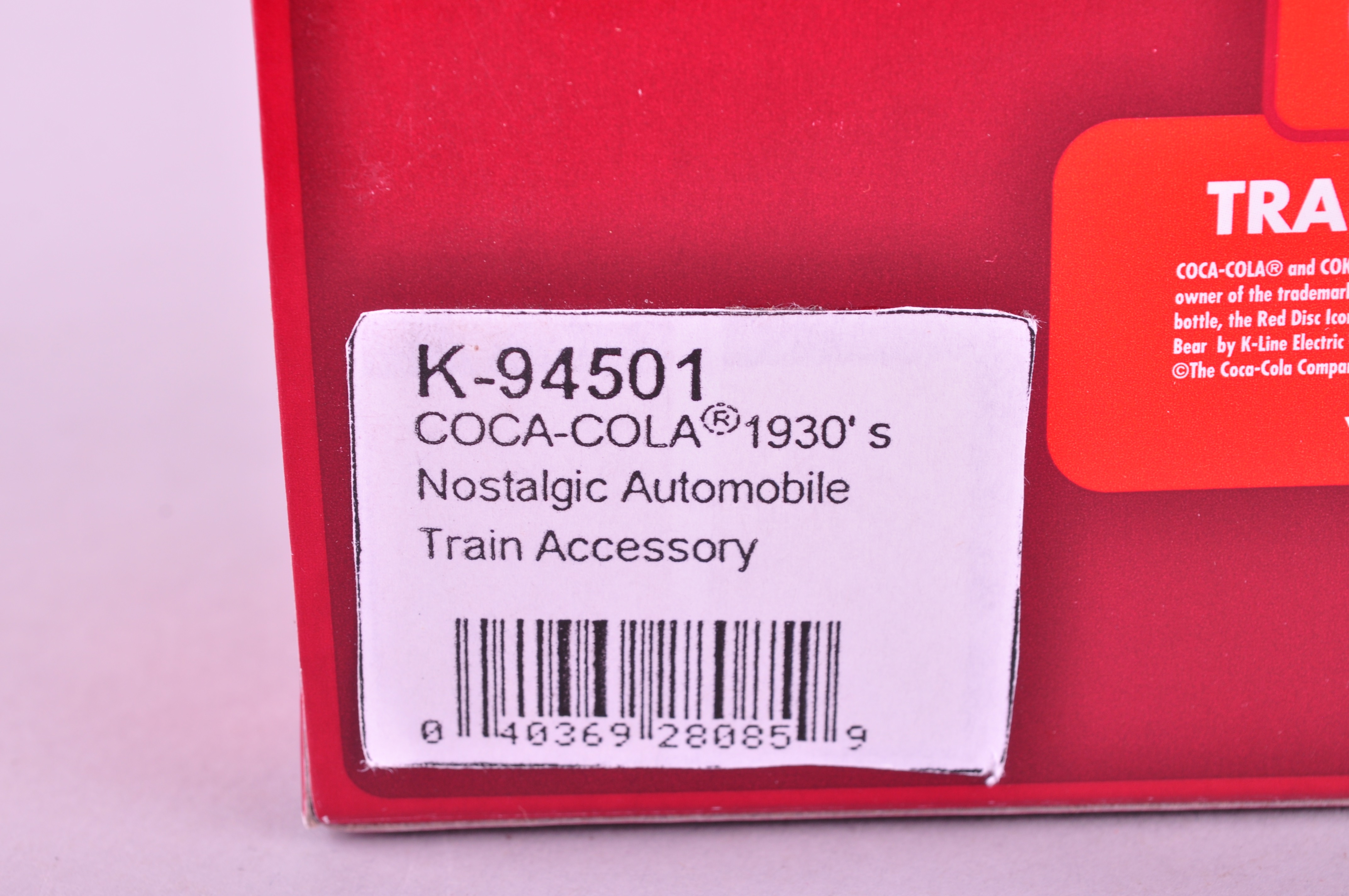 Coca-Cola Freight Car with Trio of Train Accessories
