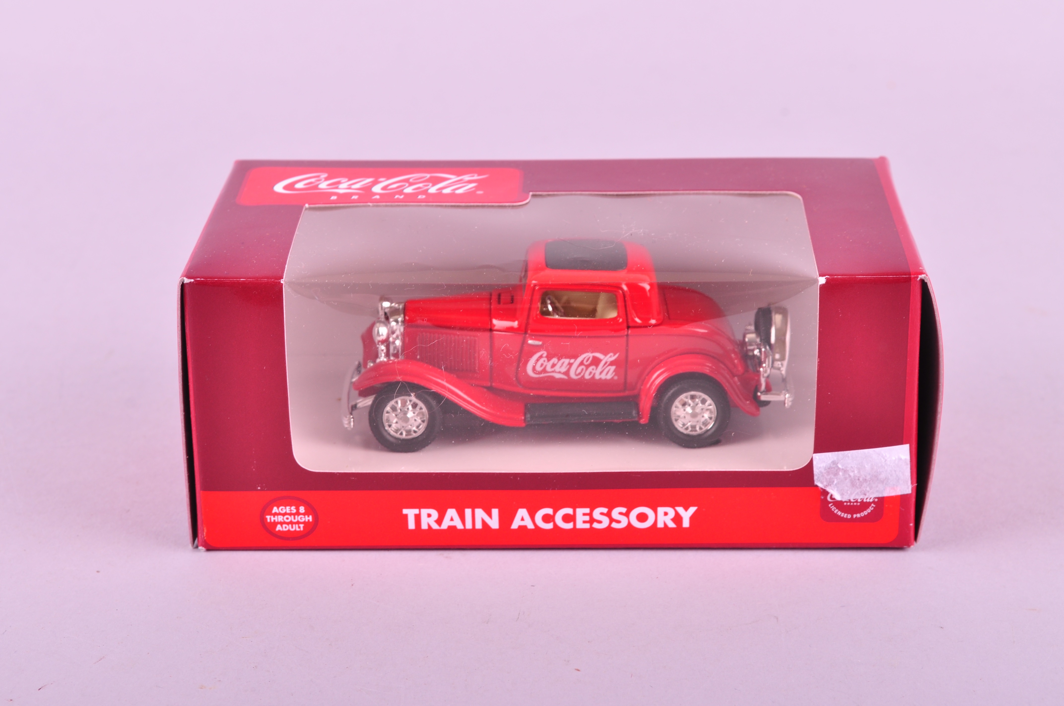Coca-Cola Freight Car with Trio of Train Accessories