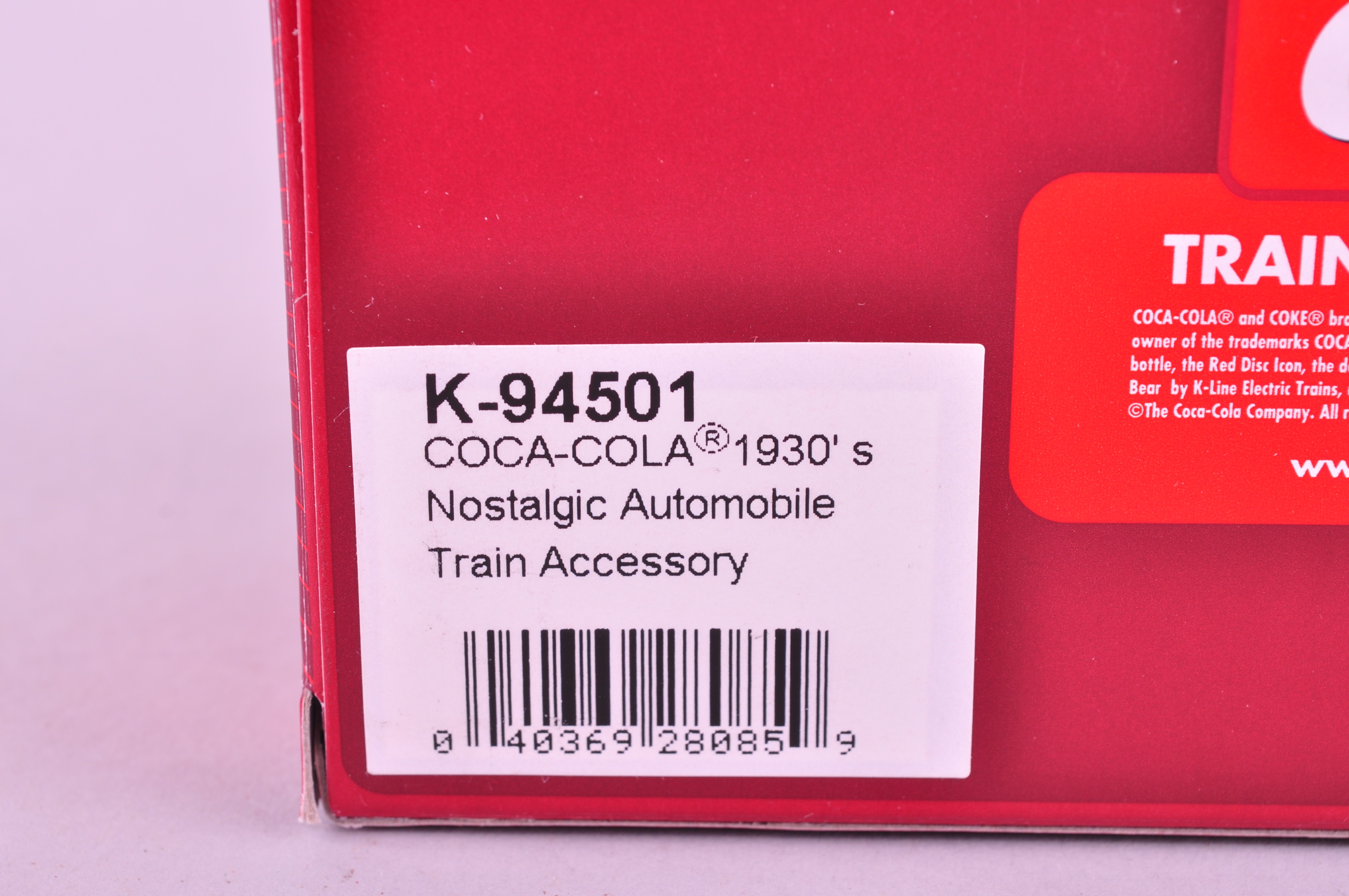 Coca-Cola Freight Car with Trio of Train Accessories