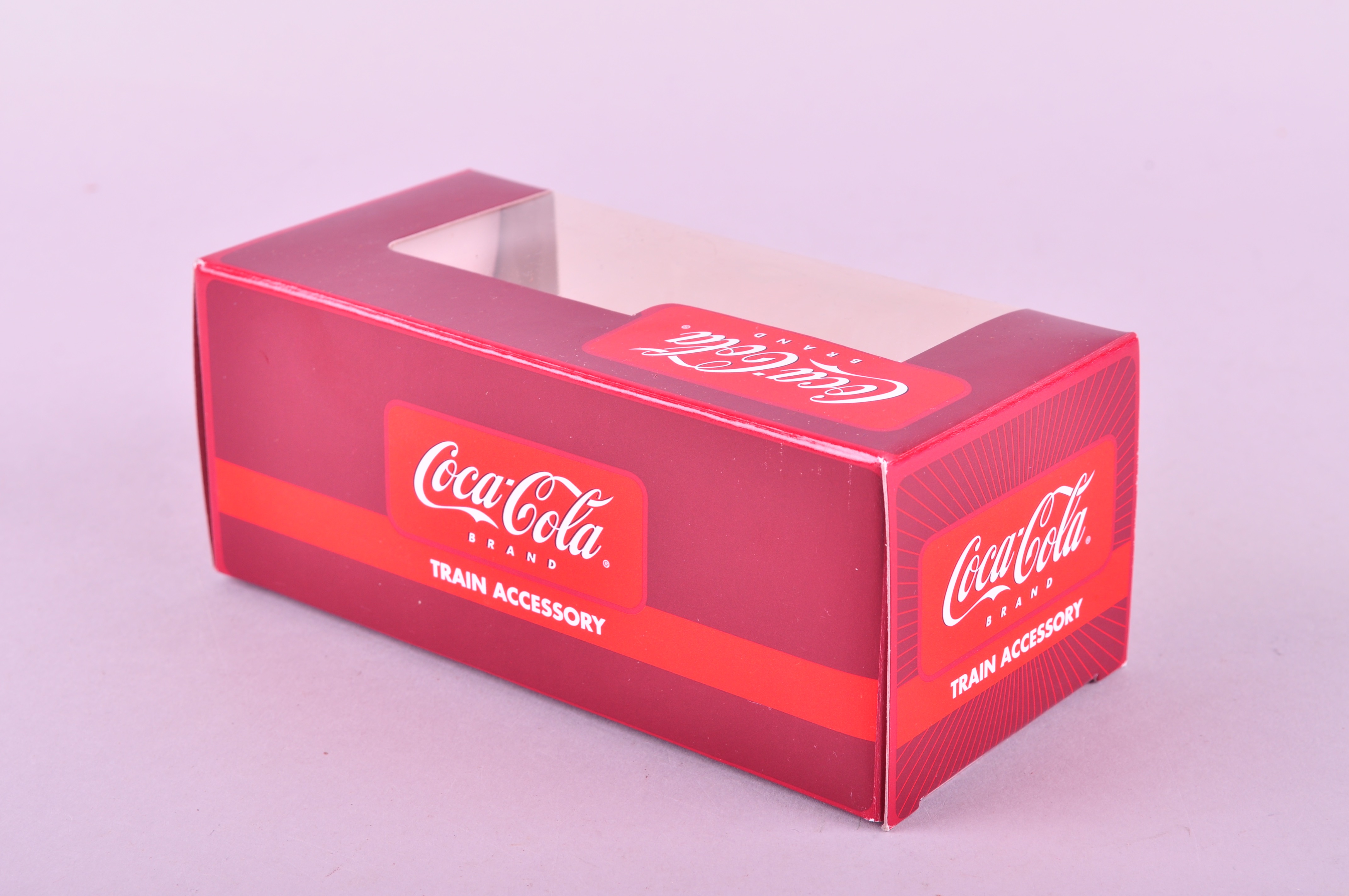 Coca-Cola Freight Car with Trio of Train Accessories
