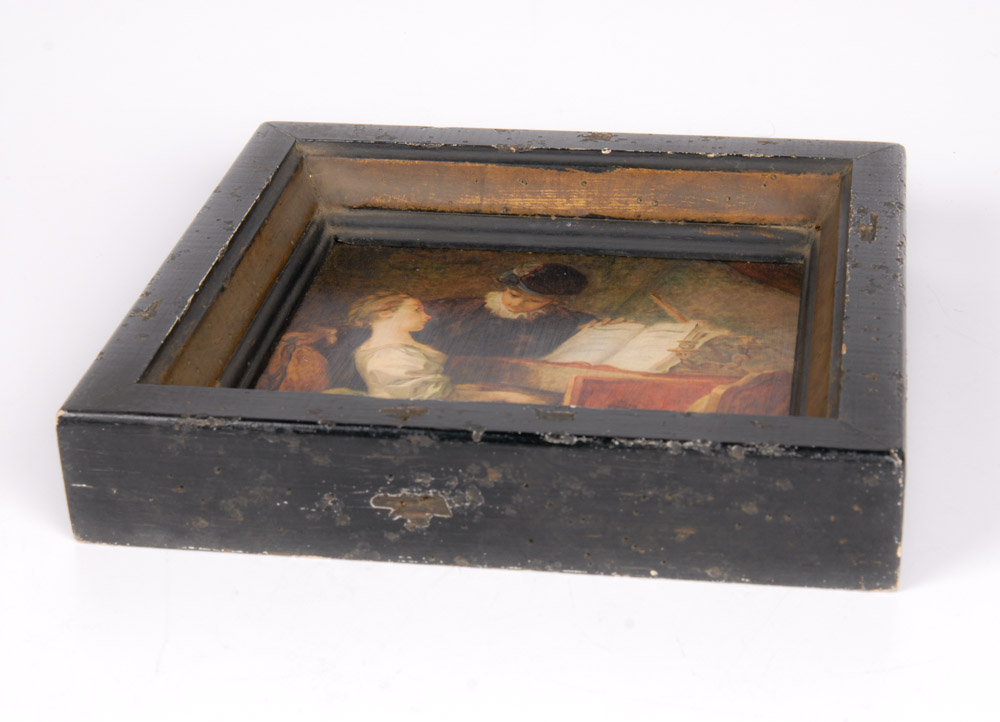 Giclee of Jean-Honore Fragonard's "The Music Lesson"