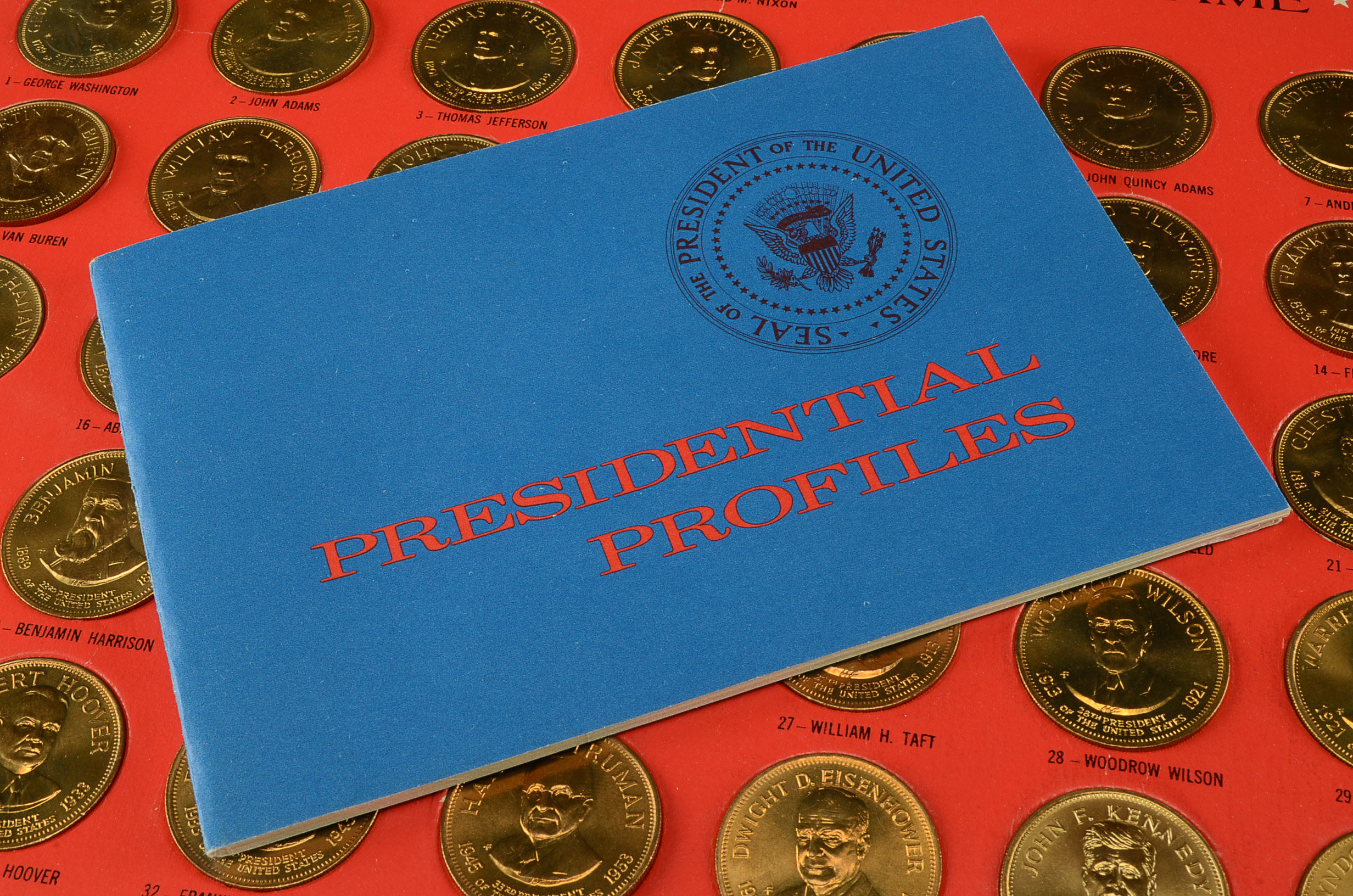 Set of Franklin Mint Presidential Coins