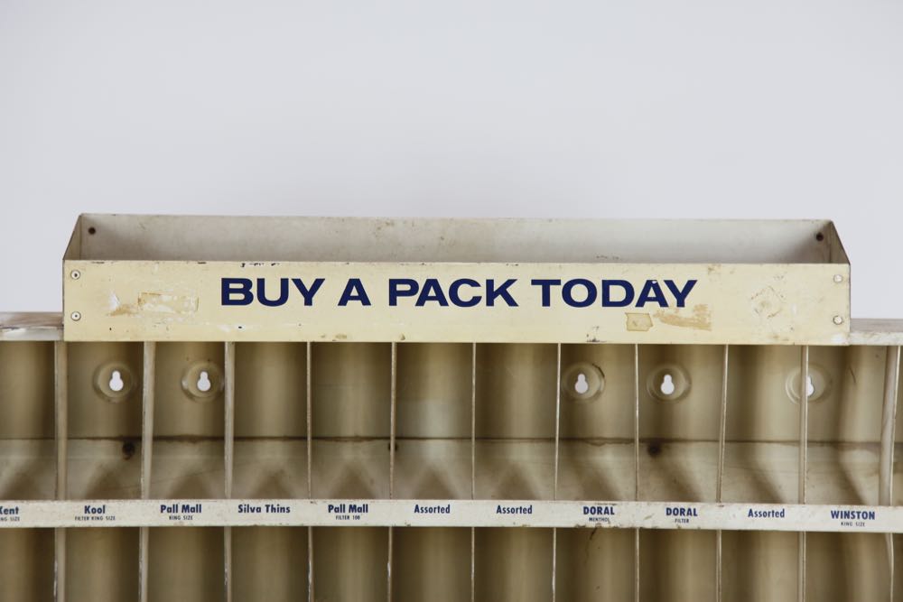 Vintage Cigarette Display Dispenser