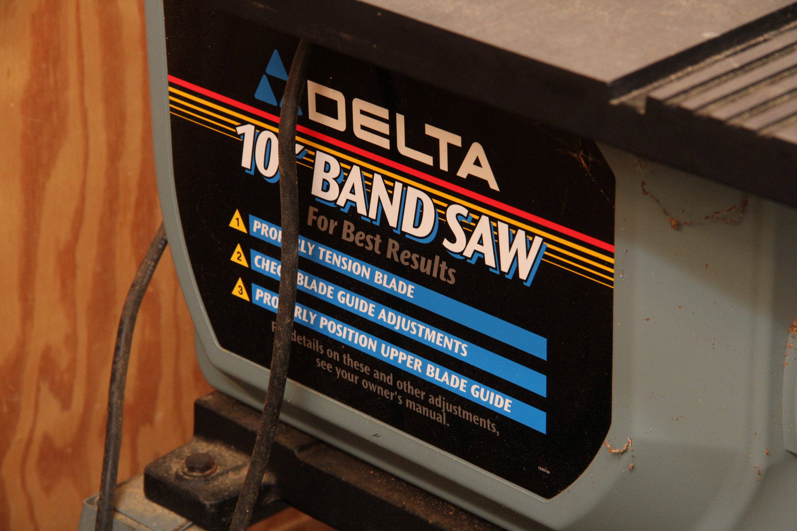 Delta 10" Band Saw on Stand