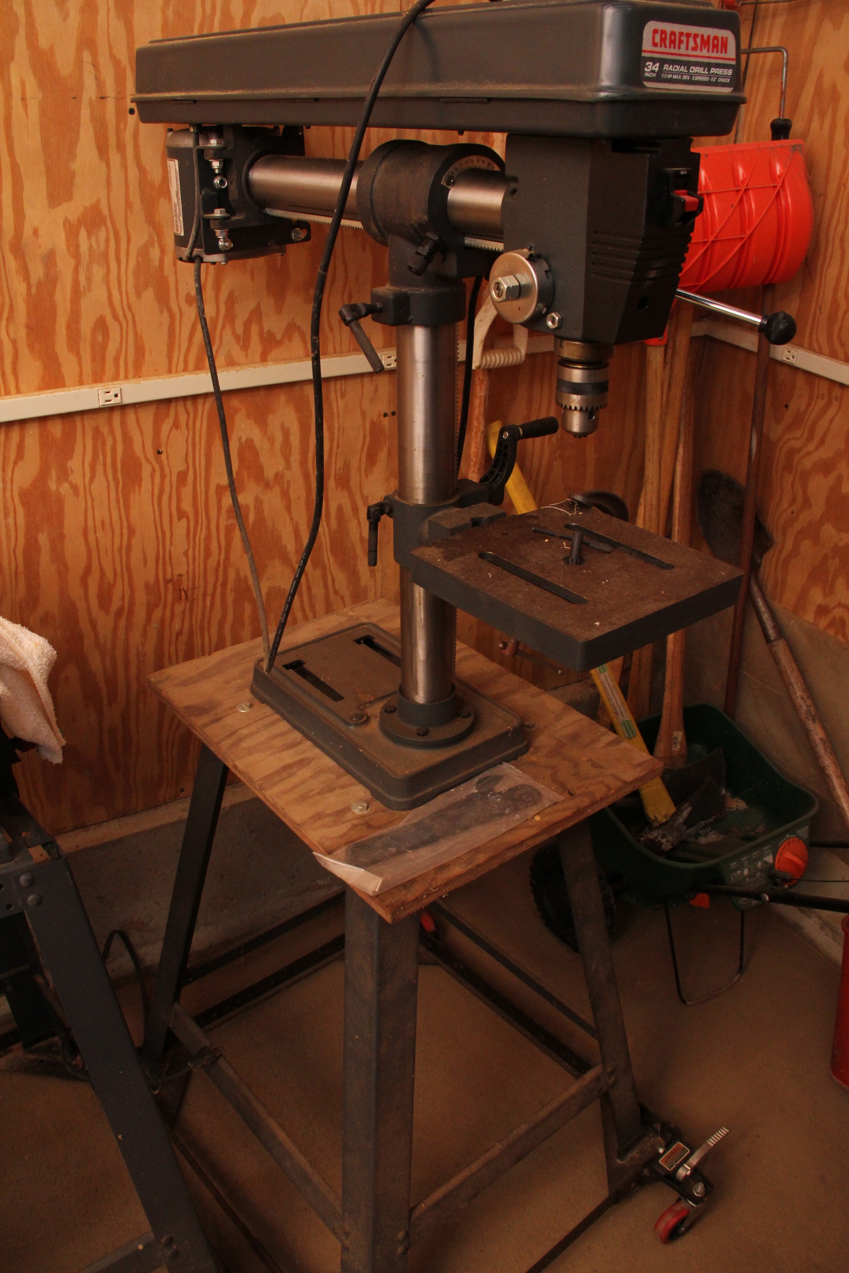 Craftsman 34" Radial Drill Press on Stand