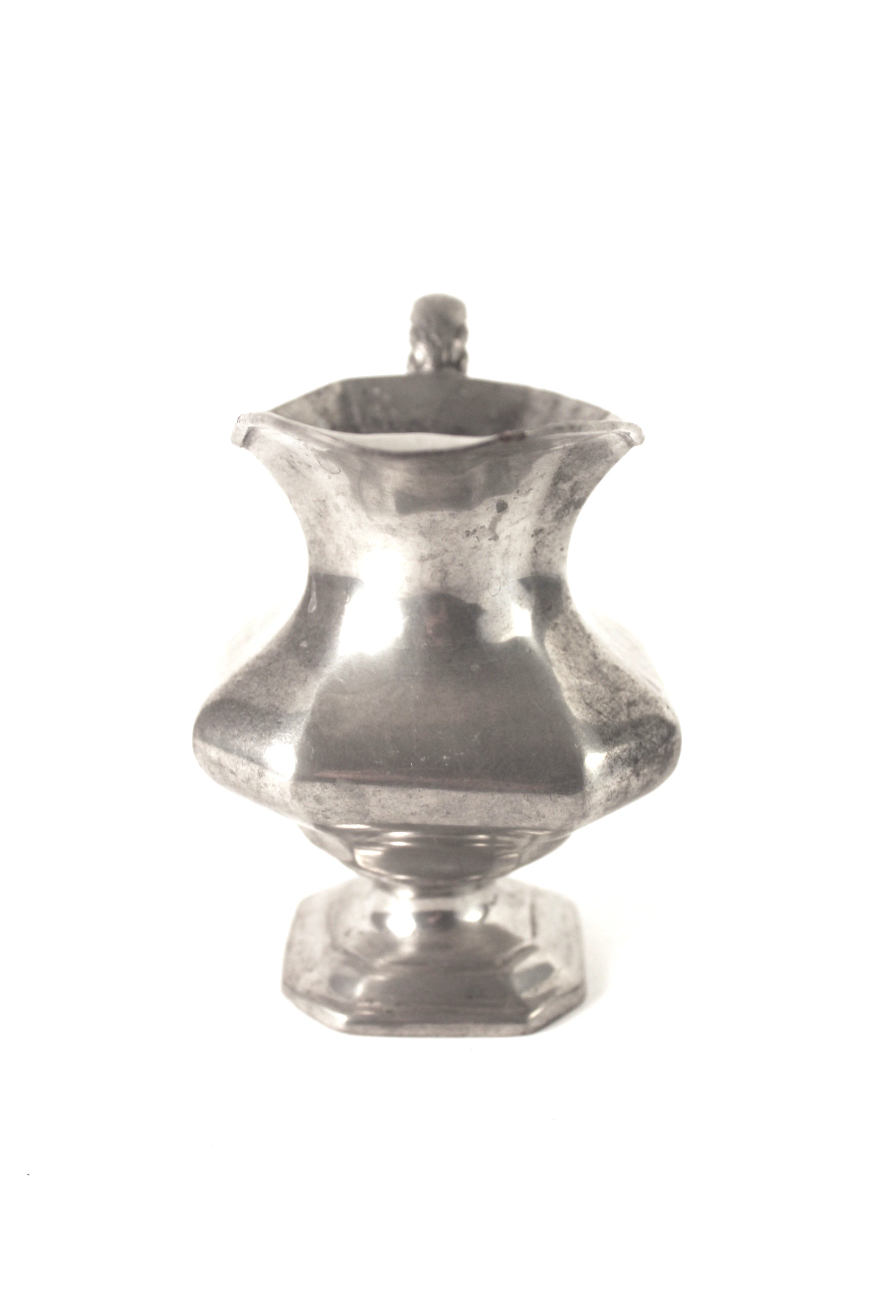 DIxon and Sons 19th Century Pewter Creamer, Bowl and Sugar Bowl