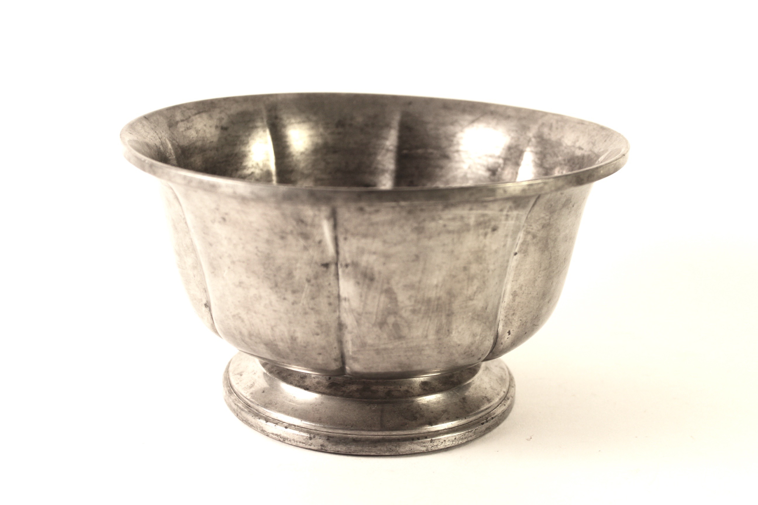 DIxon and Sons 19th Century Pewter Creamer, Bowl and Sugar Bowl