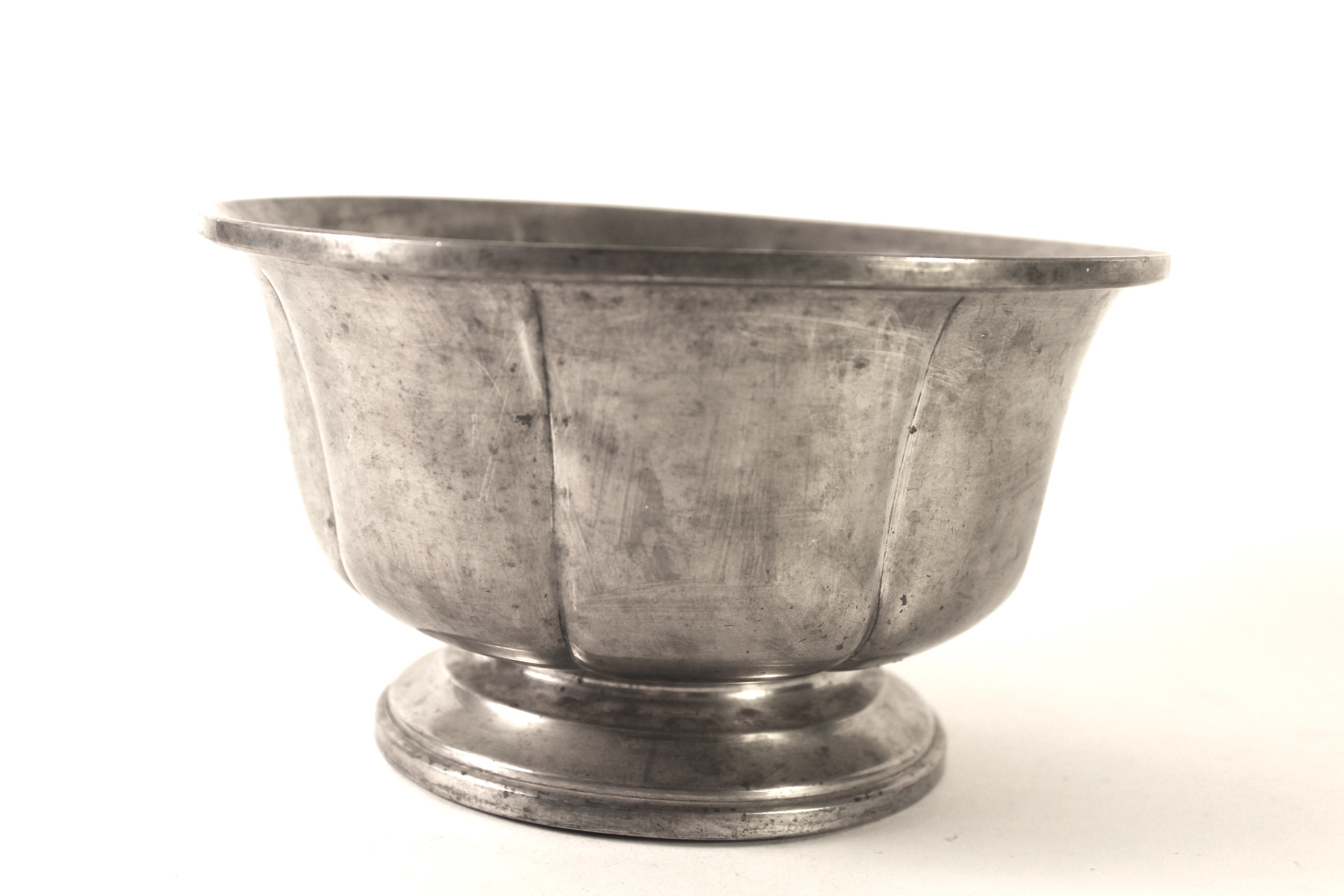 DIxon and Sons 19th Century Pewter Creamer, Bowl and Sugar Bowl