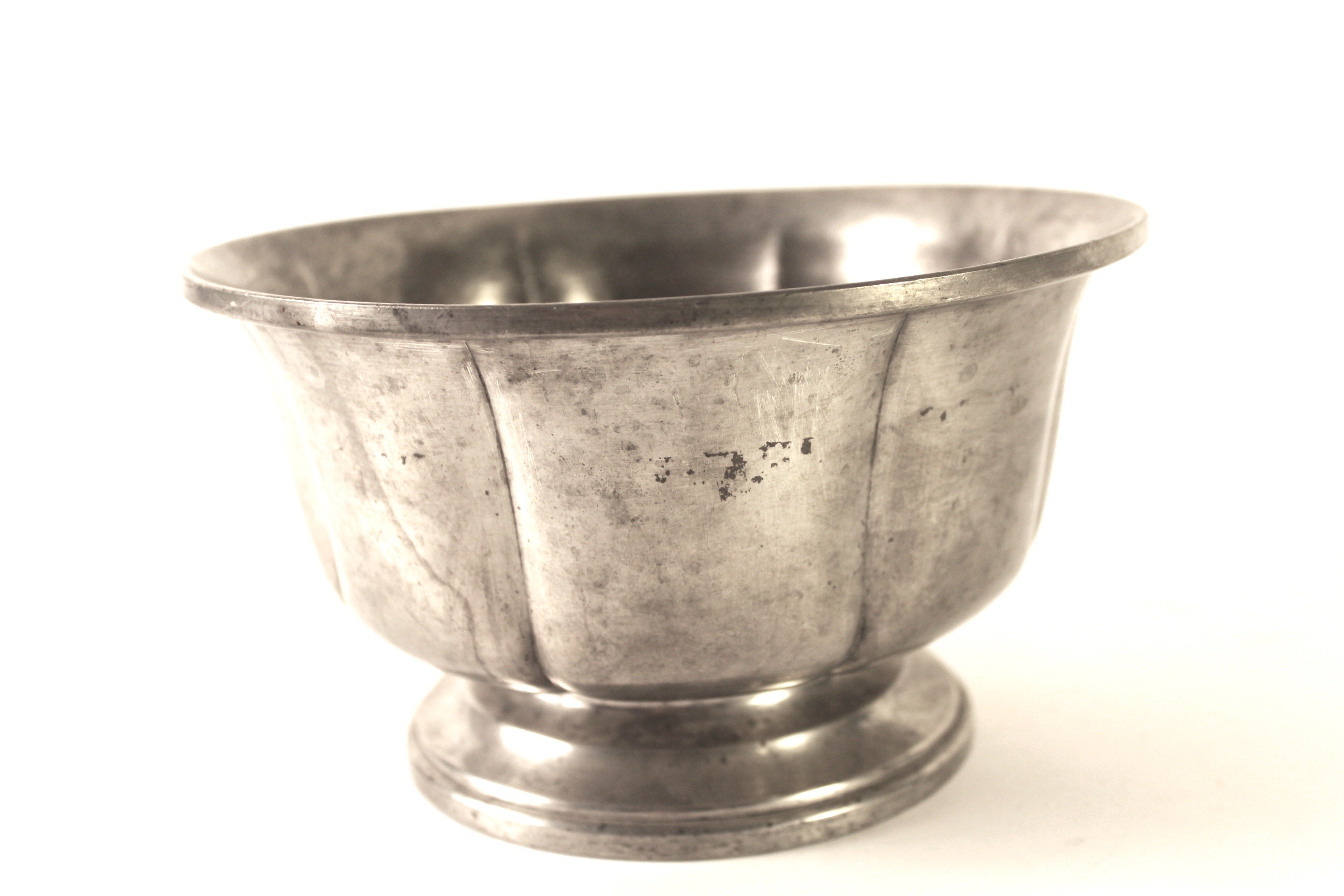 DIxon and Sons 19th Century Pewter Creamer, Bowl and Sugar Bowl