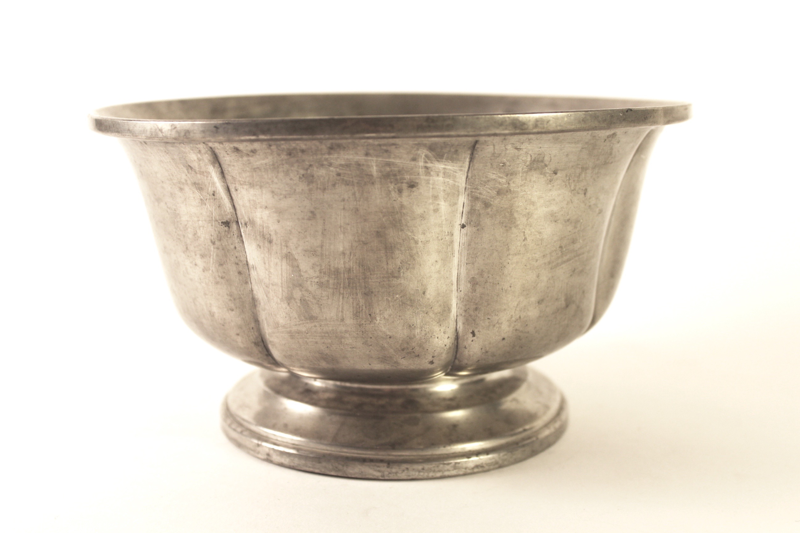 DIxon and Sons 19th Century Pewter Creamer, Bowl and Sugar Bowl