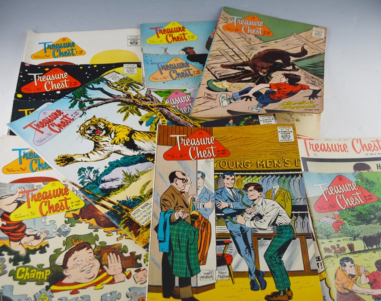 Fifteen "Treasure Chest" Comic Book Collection