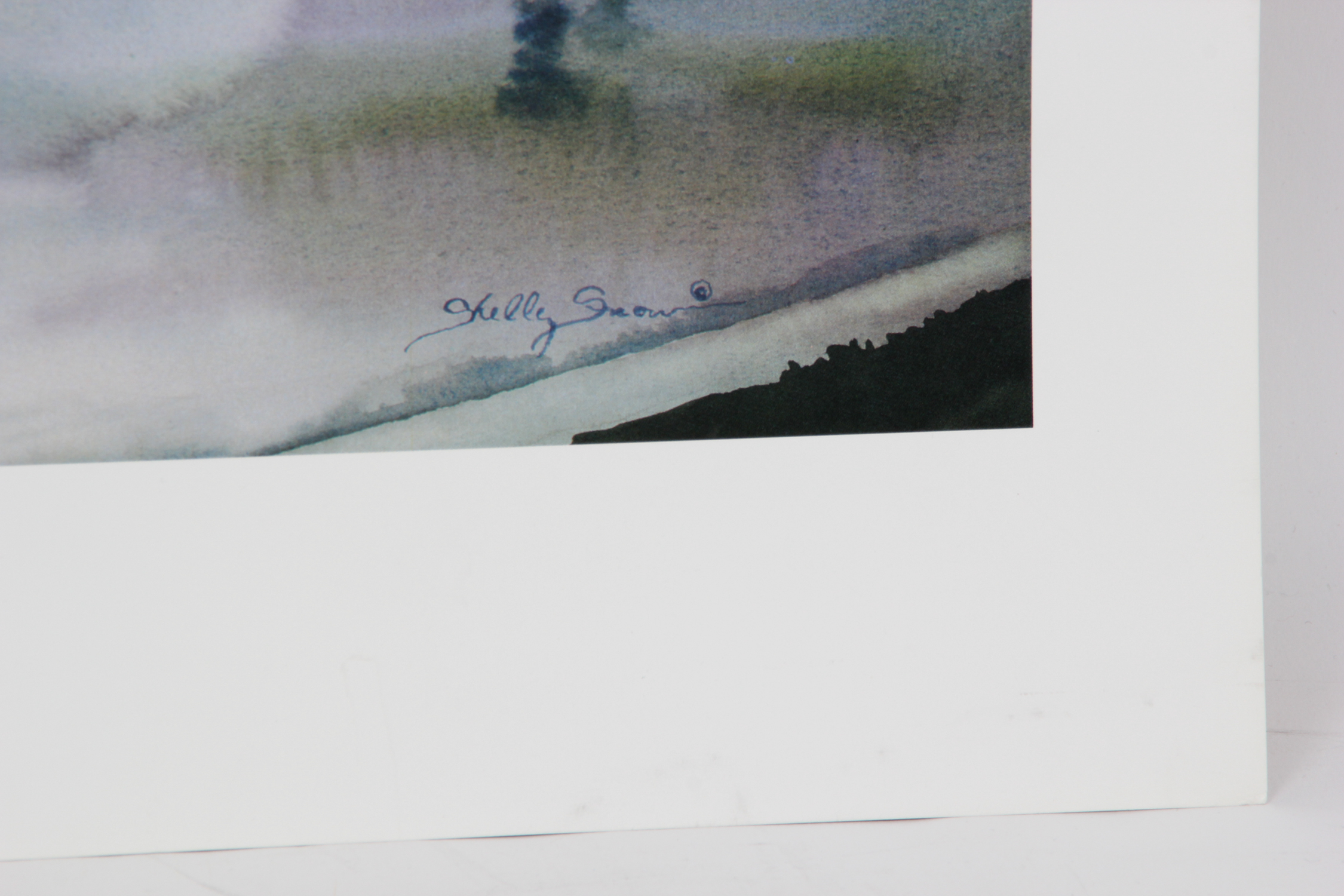 "Town Square at Twilight" Print by Shelley Snow